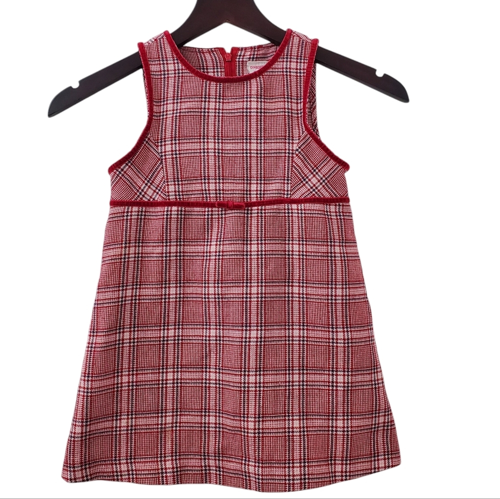 Gymboree Vintage Girl's Red Plaid Dress (4T)